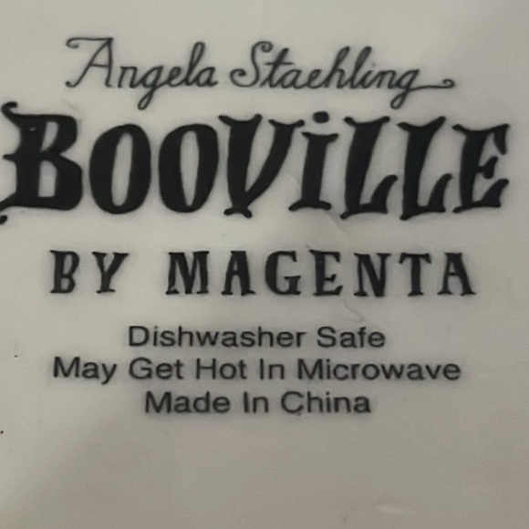 BOOVILLE Magenta 3 French Hens mug  Angela Staehling B37 - Picture 10 of 12